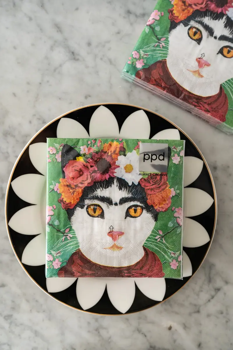 Servilletas Gato Frida Pequeñas