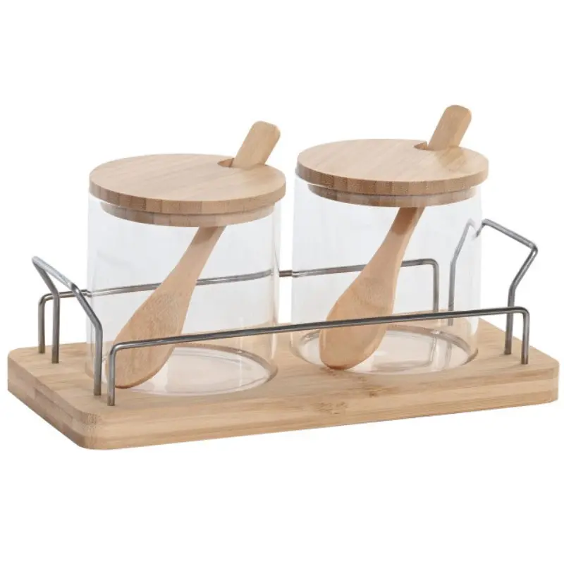 SET 2 AZUCAREROS CRISTAL 21,5X10,5X10CM 280ML