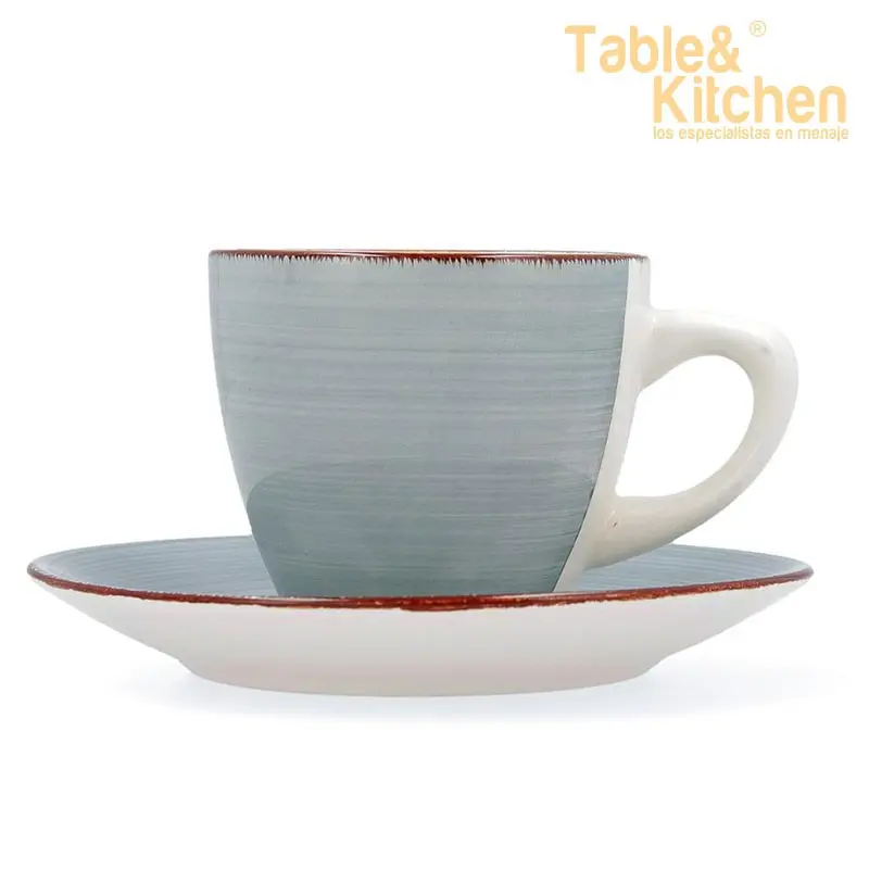 SET 2 TAZAS C/PLATO 22CL VITA