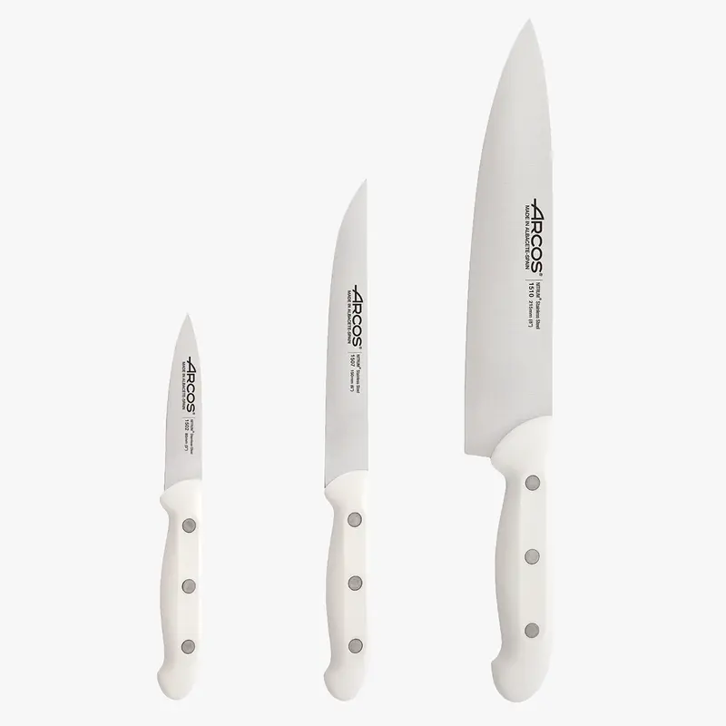 Set 3 cuchillos White Basic