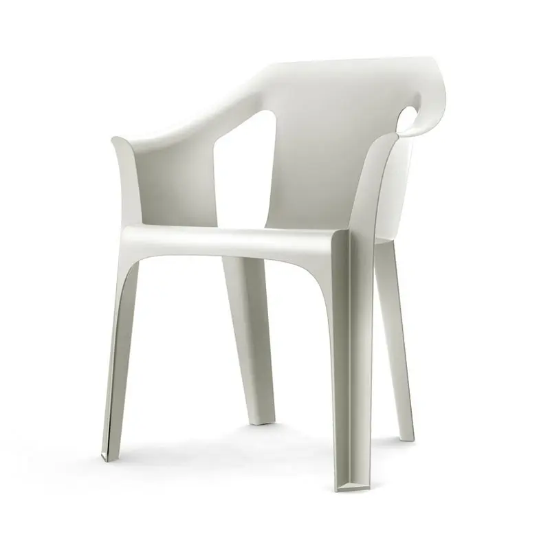 SET 4 SILLAS RESINA COOL BLANCA