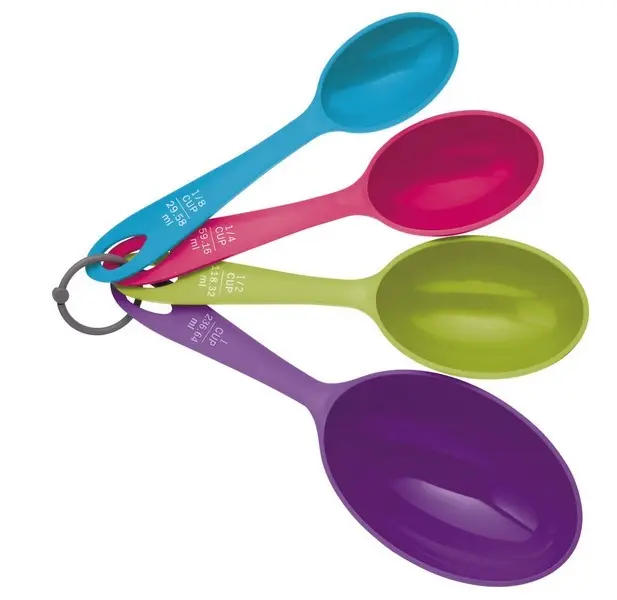 SET 4 TAZAS MEDIDORAS COLORES