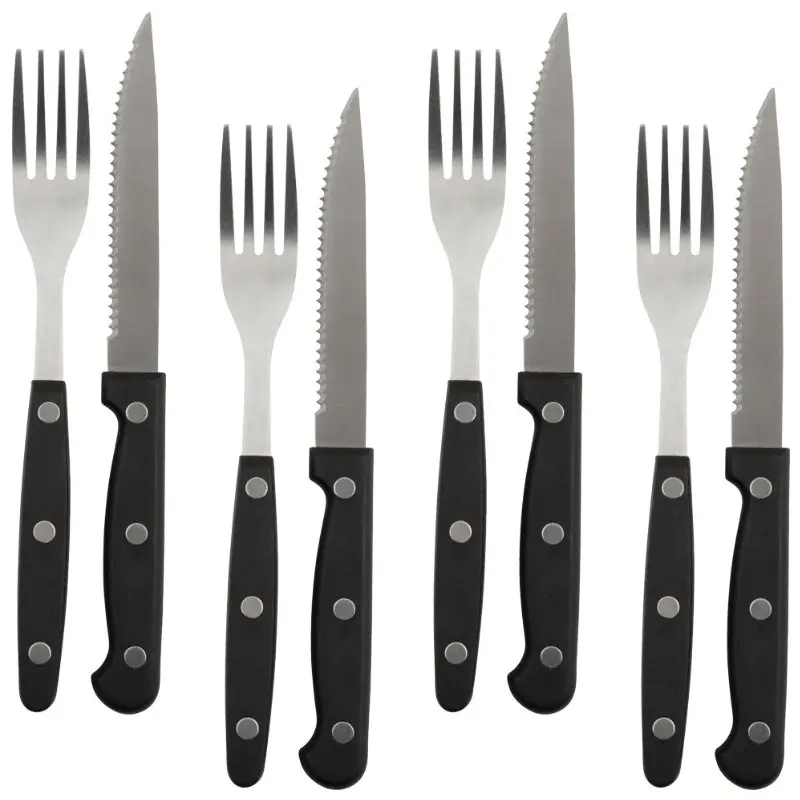 SET 4 TENEDORES Y 4 CUCHILLOS