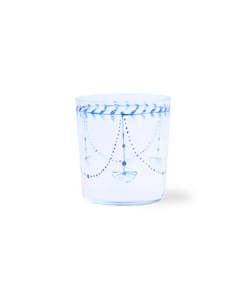 SET 4 VASOS HANDMADE (azul)