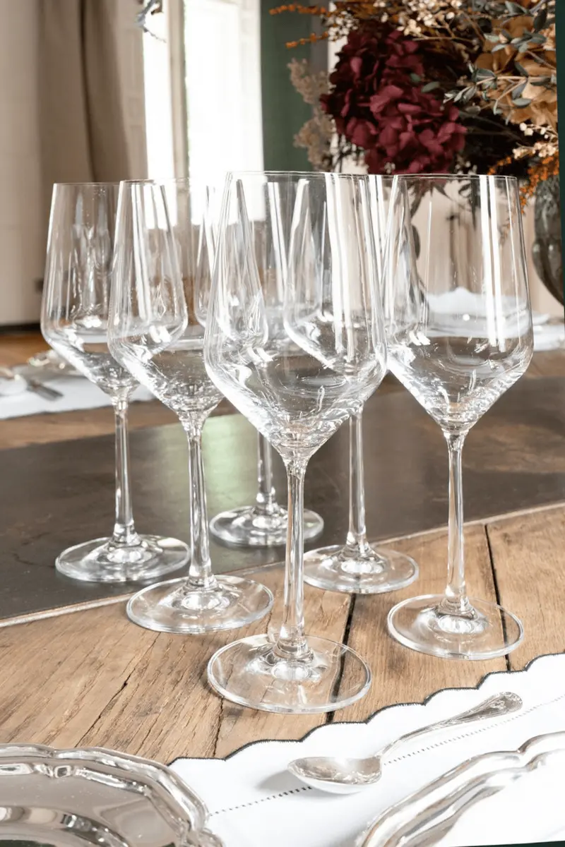 Set 6 Copas Vino Alargadas Cristalería Sommelier