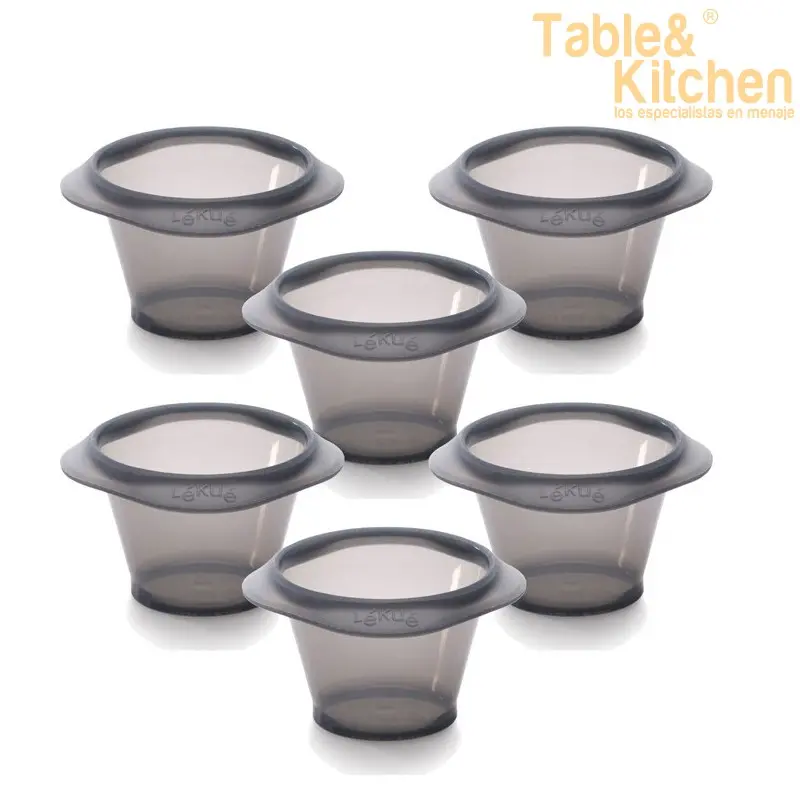 SET 6 MOLDES PARA COULANT LEKUE