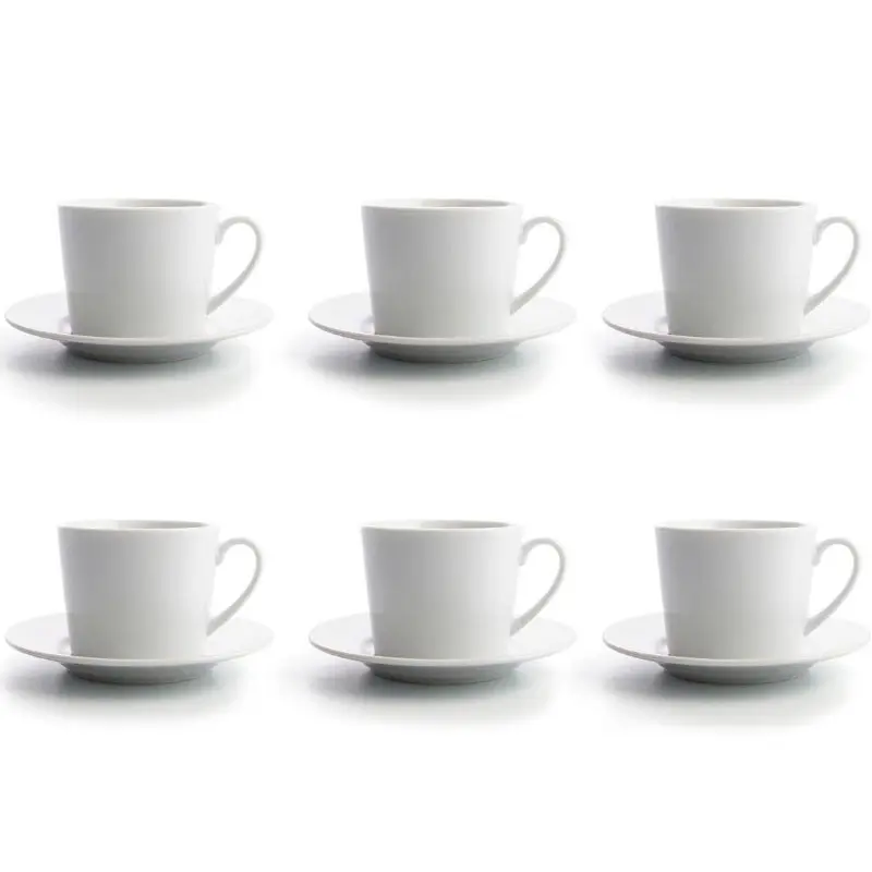 SET 6 TAZAS TE 220CC PORC. RENOVA BL QD