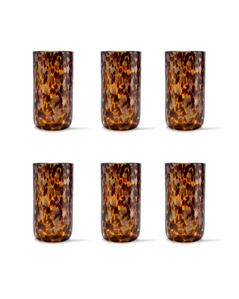 SET 6 VASOS CAREY ALARGADOS