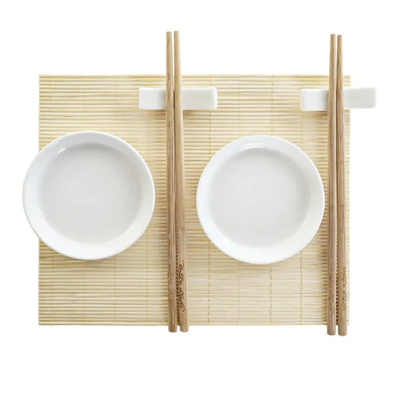 SET 7 PIEZAS SUSHI BAMBÚ GRES 28,8X19,8X3CM