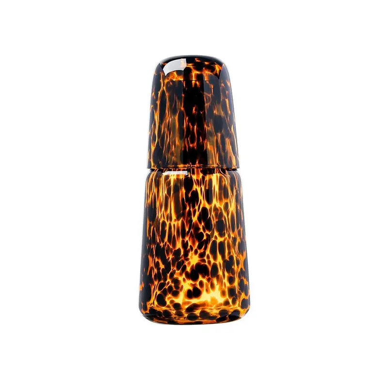 Set de Jarra y Vaso Moteado Leopardo
