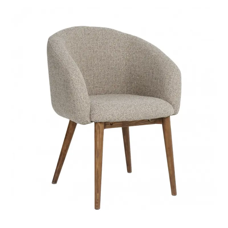 Set de sillas de Tela Patas Madera Maciza