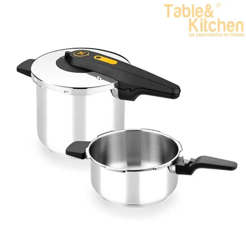 Set Duo Ollas BRA Excellent 4+7 Litros — Inox 18/10 | Inducción
