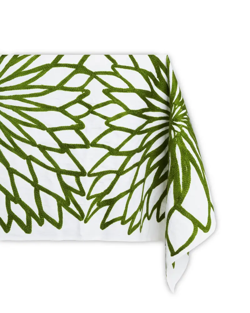 SET MANTEL Y SERVILLETAS CARDO VERDE