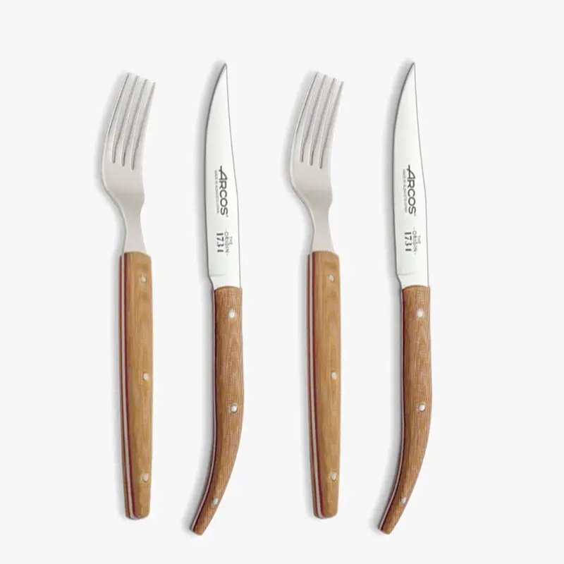 Set Origin Beige 2x Tenedores y 2x Cuchillos