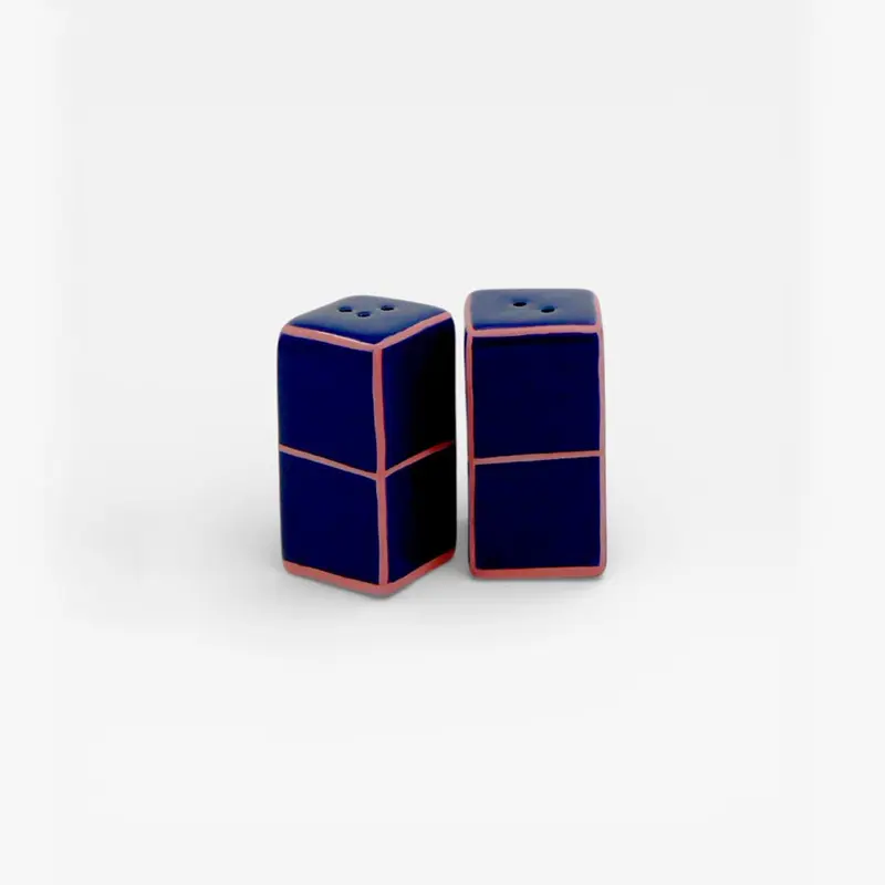 Set Salero Pimentero Azul / Rosa
