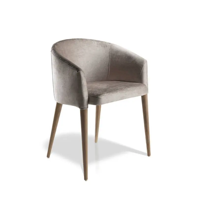 Silla comedor colección Elegance Madera Nogal Tapizado Antimanchas