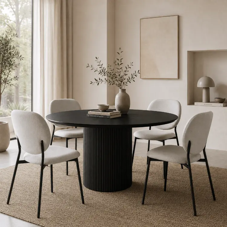 Silla de comedor apilable Maura