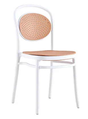 Silla de comedor apilable polipropileno Nero