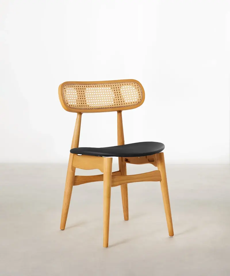 Silla de Comedor en Madera Acolchada Flora