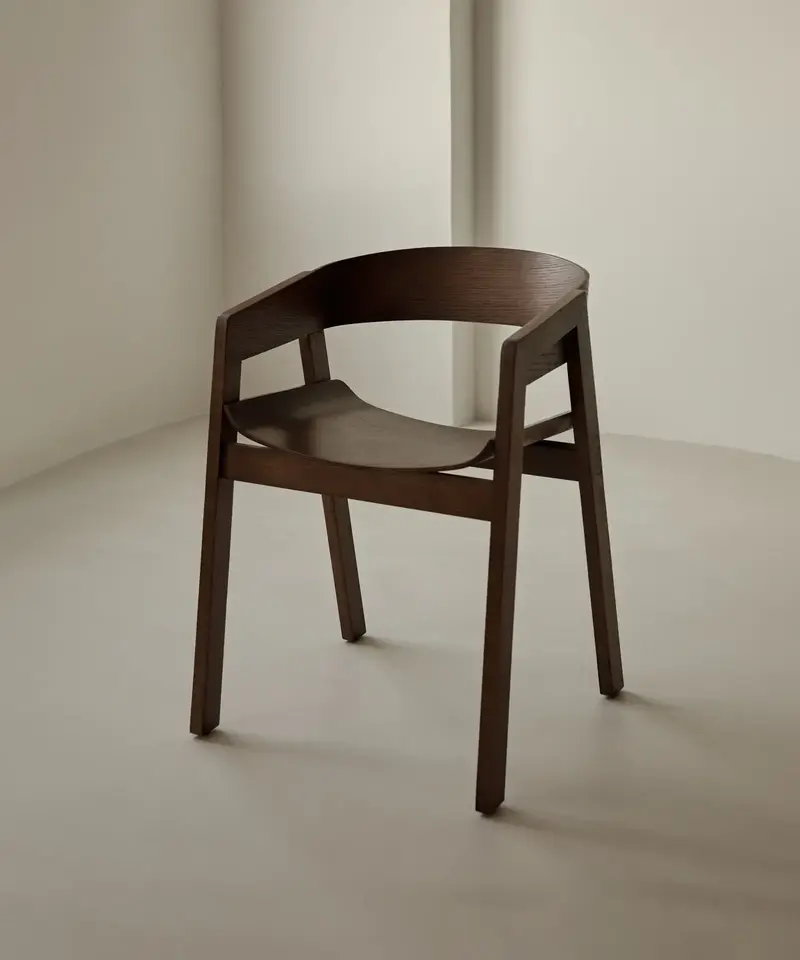 Silla de comedor en Madera con Reposabrazos Bella