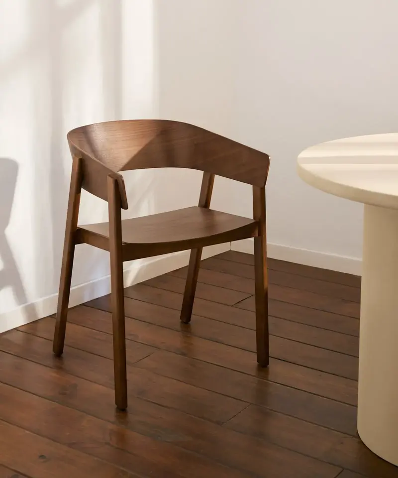 Silla de comedor en Madera con Reposabrazos Isabella