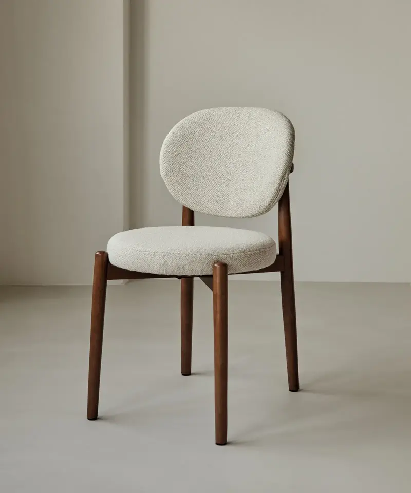 Silla de Comedor en Madera Tapizada Sonna