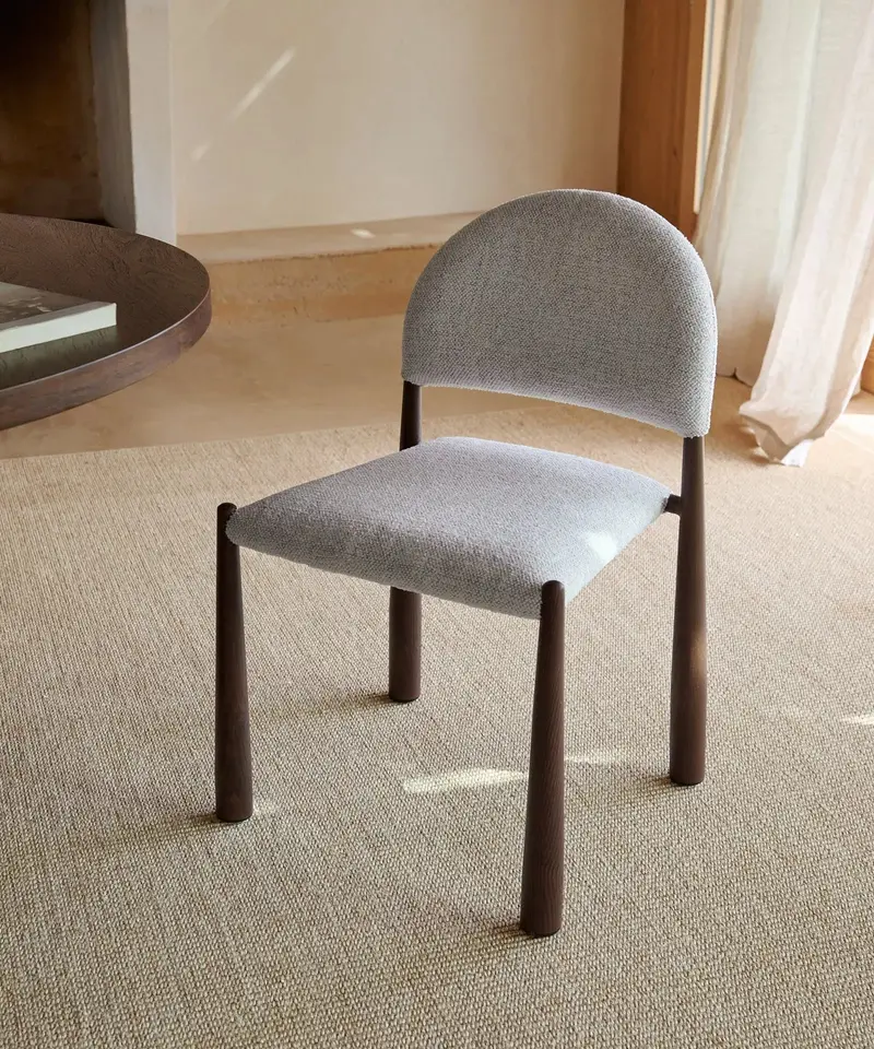 Silla de Comedor en Metal Tapizada Blair