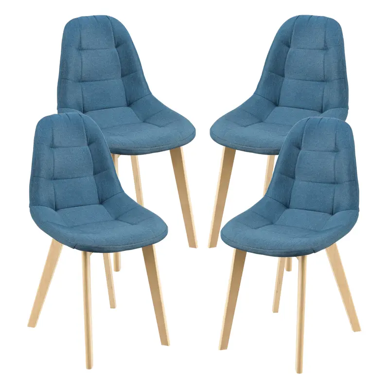Silla de comedor Kopparberg juego de 4 unidades varios colores en.casa