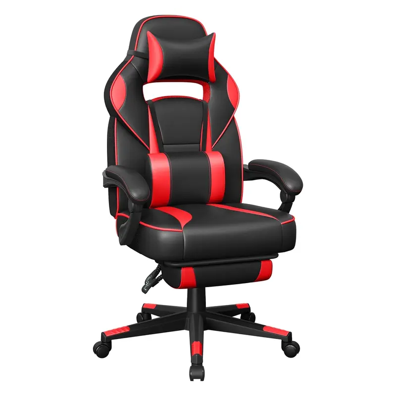 Silla de Oficina con Reposapiés Ajustable
