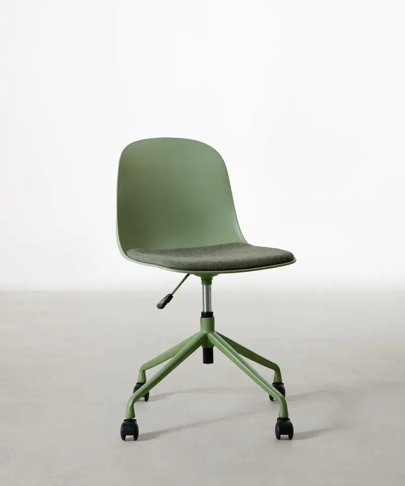 Silla de Oficina de Polipropileno y Asiento de Tela Annie