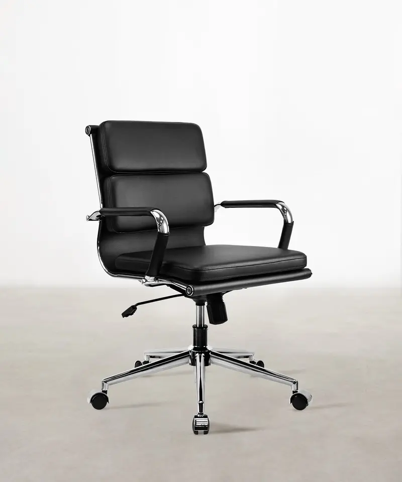 Silla de Oficina en Piel Low Back Jackson