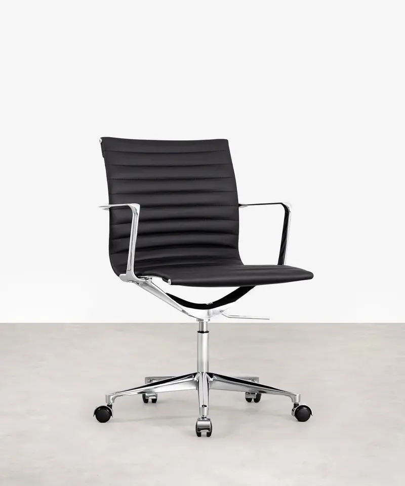 Silla de Oficina en Piel Low Base Baltimore