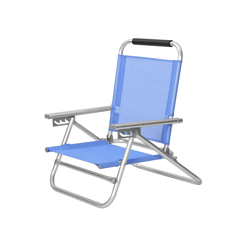 Silla de Playa Portátil con Respaldo