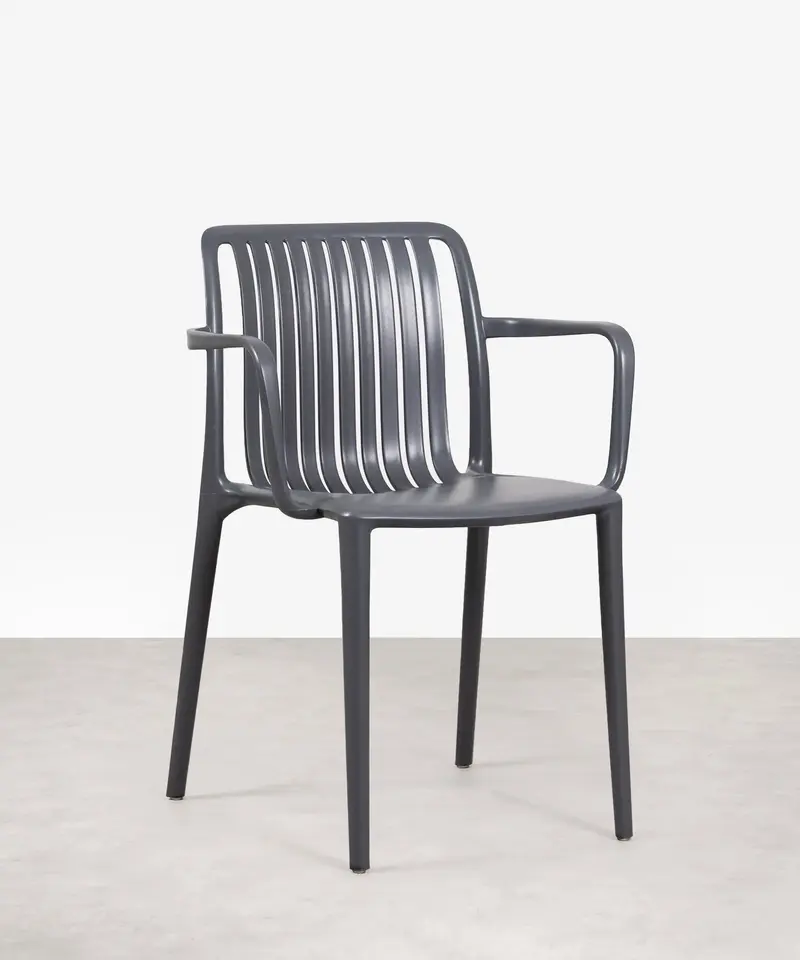 Silla de Polipropileno con Reposabrazos Kora Arms