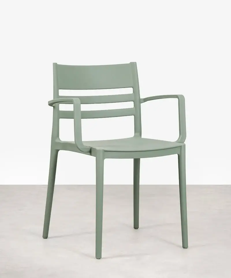 Silla de Polipropileno con Reposabrazos Nina Arms