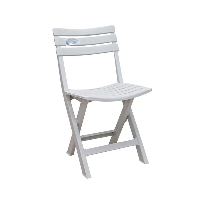 Silla de Resina Plegable Blanca para Jardín y Terraza | Progarden Tevere