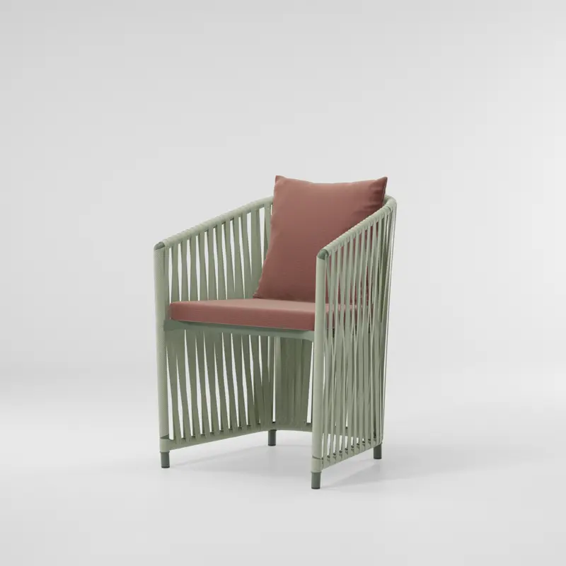 Sillón comedor Bitta Lounge | Cuerda Z04 | Asiento 17L