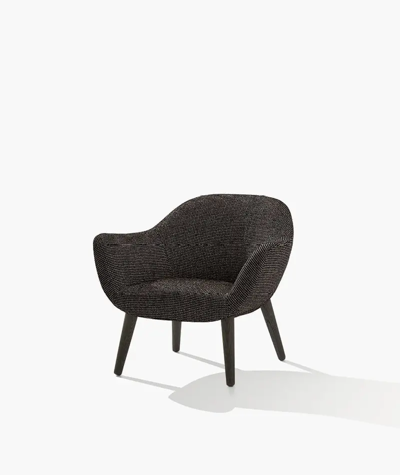 Sillón Mad Chair con base de madera