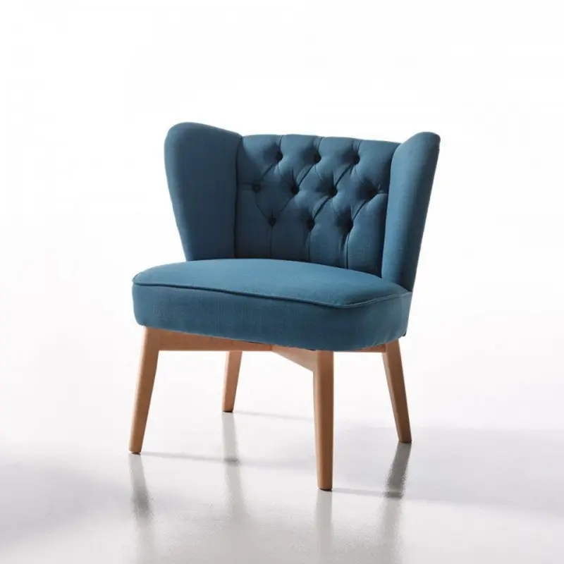 Sillón modelo MALIK con capitoné Tapizado Lido