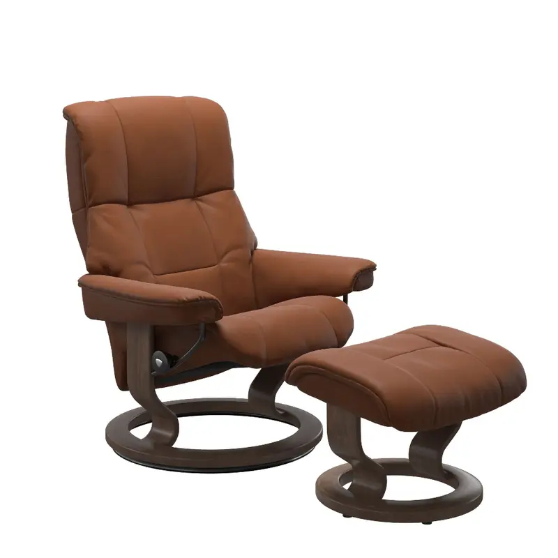 Sillon modelo MAYFAIR Classic Plus™ System de Stressless en piel Paloma