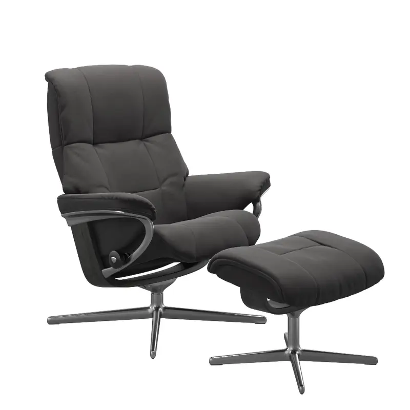 Sillón modelo MAYFAIR Cross Plus™ System BalanceAdapt™ de Stressless en piel Paloma