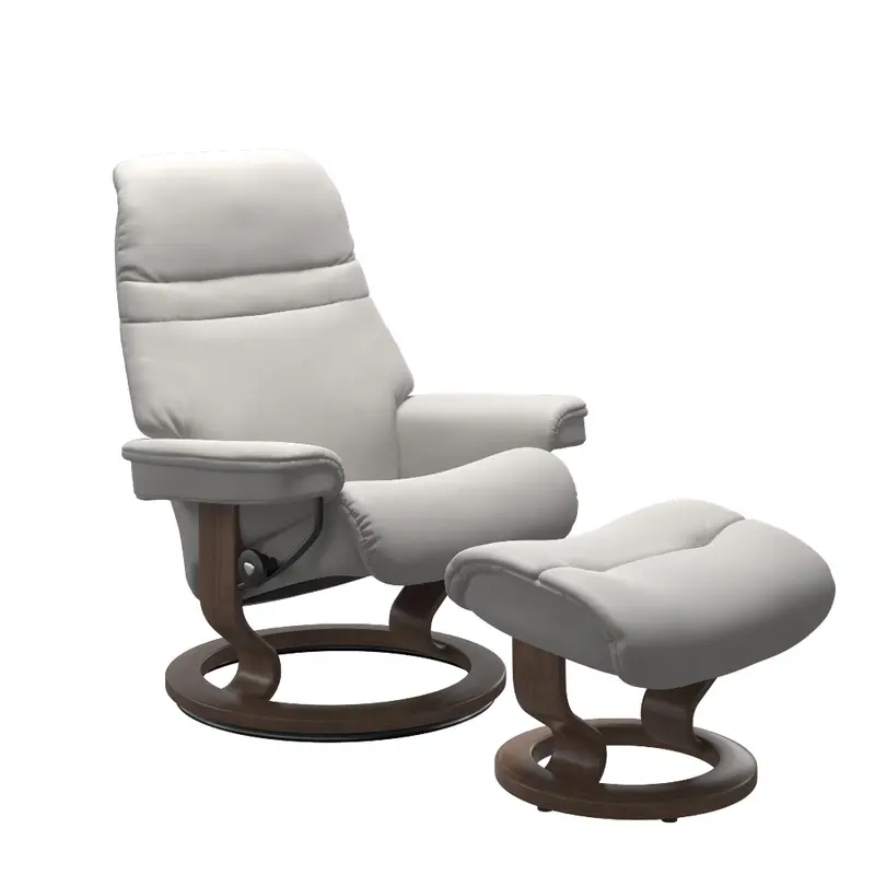 Sillon modelo SUNRISE Classic Plus™ System de Stressless en piel Batik