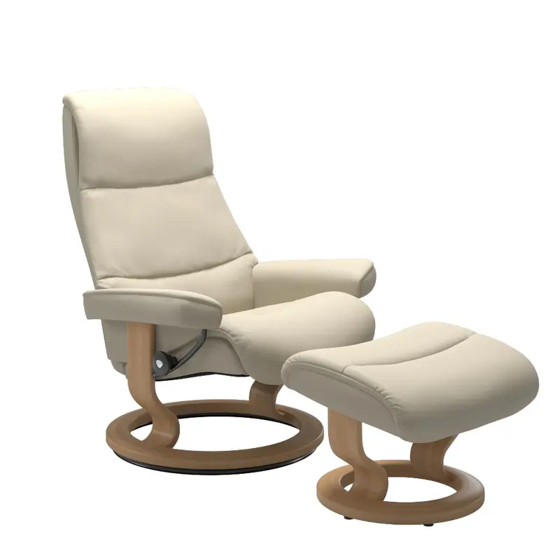 Sillon modelo VIEW Classic Plus™ System de Stressless en piel Batick