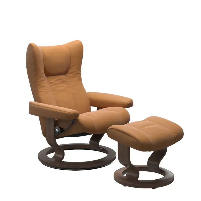Sillón modelo WING Classic Plus™ System de Stressless en piel Batick