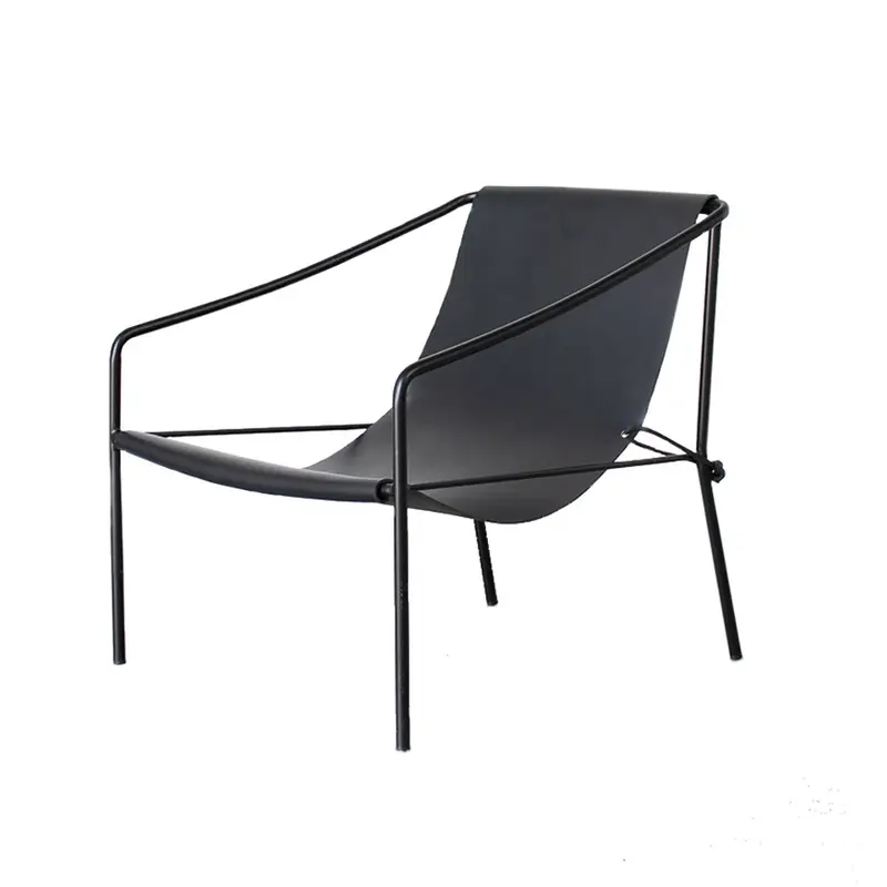 Sillón Relax de cuero negro - Palermo - Cuero Negro