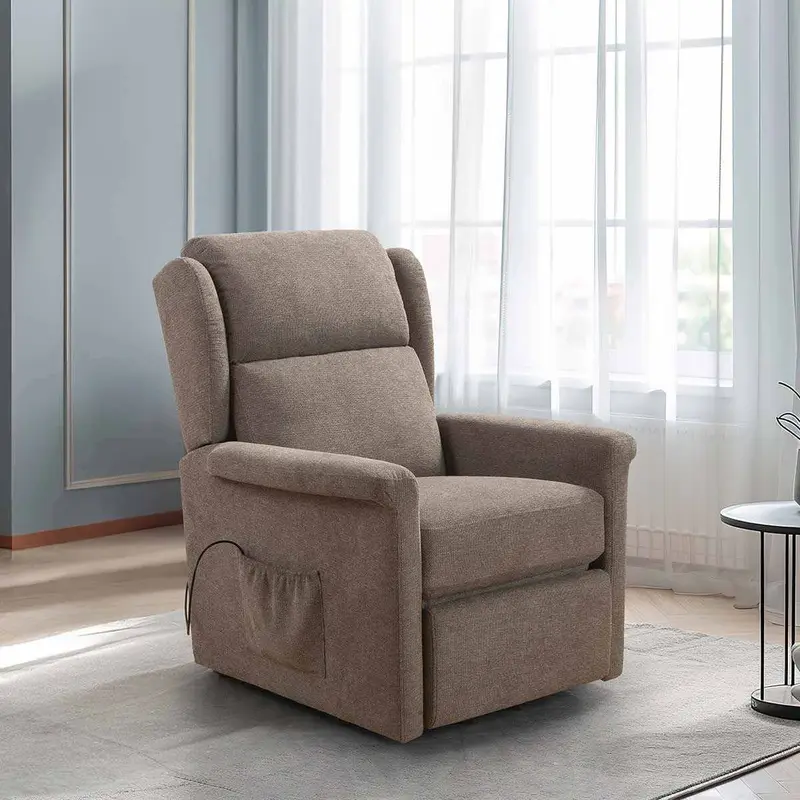 Sillón Relax Manual Power Lift mod.ABMAK color MARRÓN