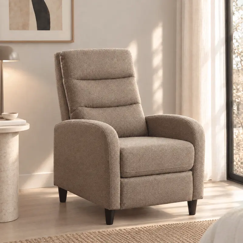 Sillón Relax Push ADNUL marrón