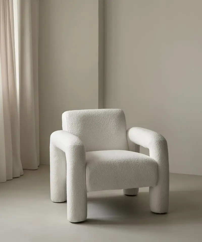 Sillón Tapizado con Reposabrazos Cloud