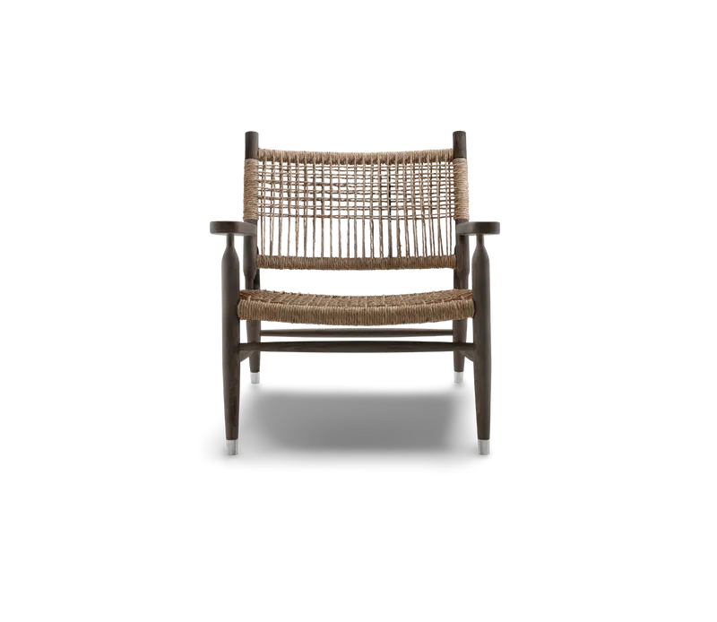 Sillón trenzado Tessa 76x74 cm