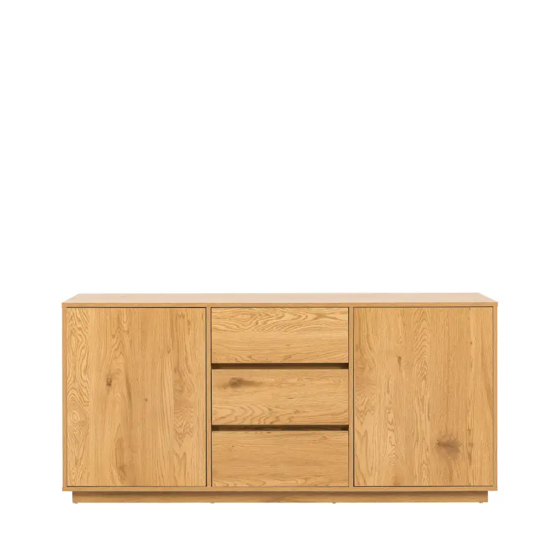 SINCE - Aparador de 2 puertas, 3 cajones de madera L180cm